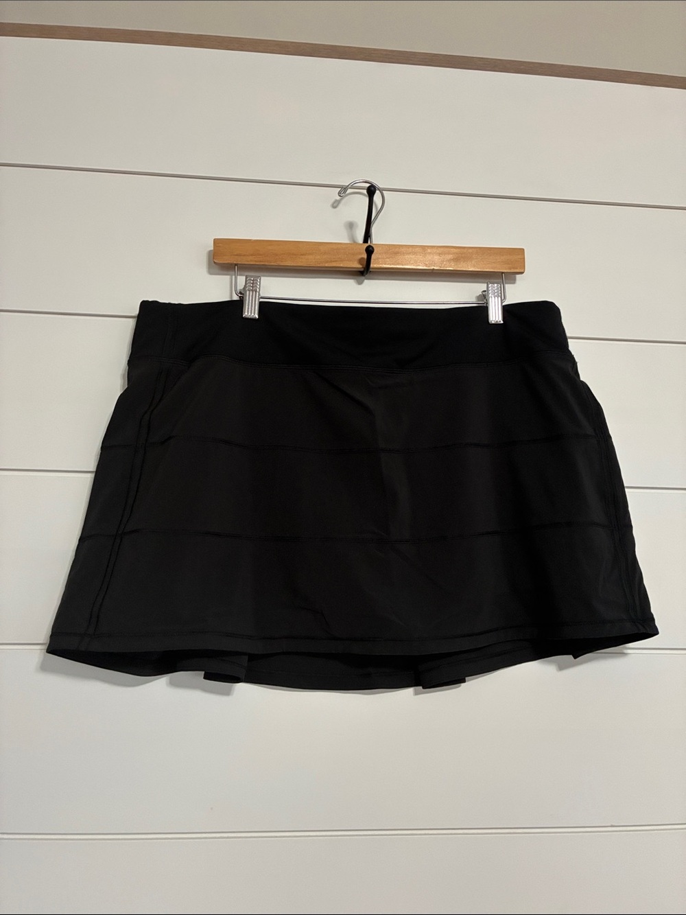 Lululemon Pace Rival Skirt Long in Black size 16 - Picture 5 of 8